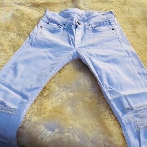 Rag & bone skinny distressed